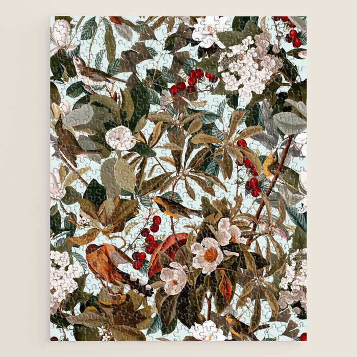 Floral and Birds XXVII Jigsaw Puzzle Gallery Image 1