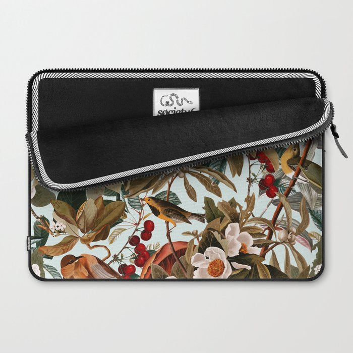 Floral and Birds XXVII Laptop Sleeve Gallery Image 2