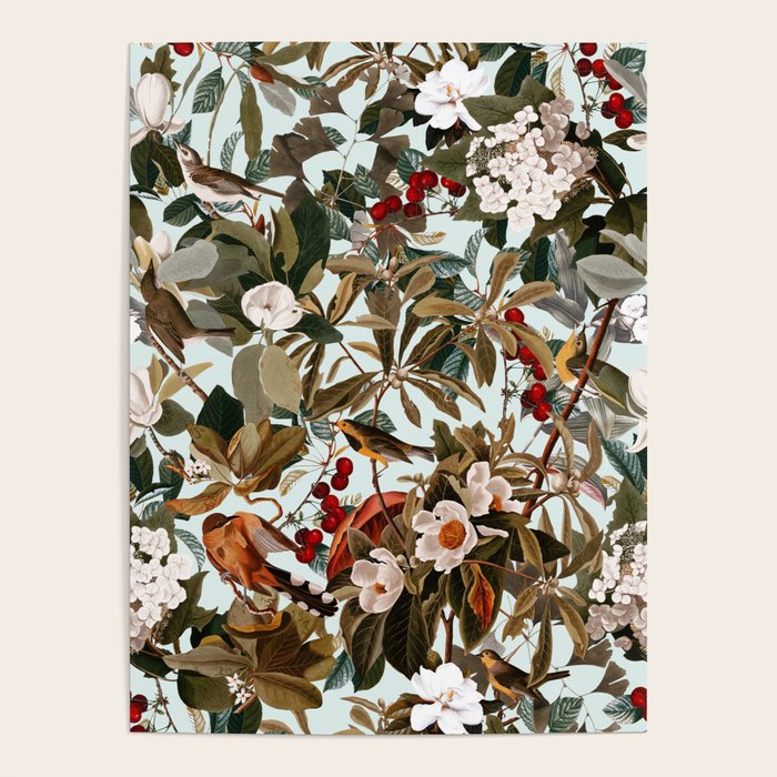 Floral and Birds XXVII Poster Gallery Image 4