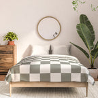 Checkerboard - Olive Green Comforter Gallery Image 3