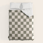 Checkerboard - Olive Green Comforter Gallery Image 6