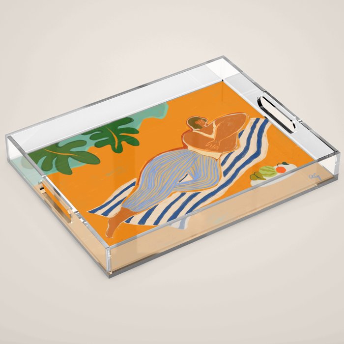 A Day At The Beach Acrylic Tray Gallery Image 1