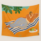 A Day At The Beach Wall Tapestry Gallery Image 4