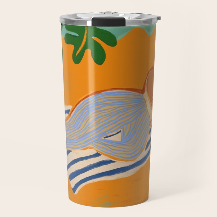 A Day At The Beach Travel Mug Gallery Image 1