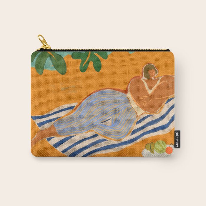 A Day At The Beach Carry All Pouch Gallery Image 1