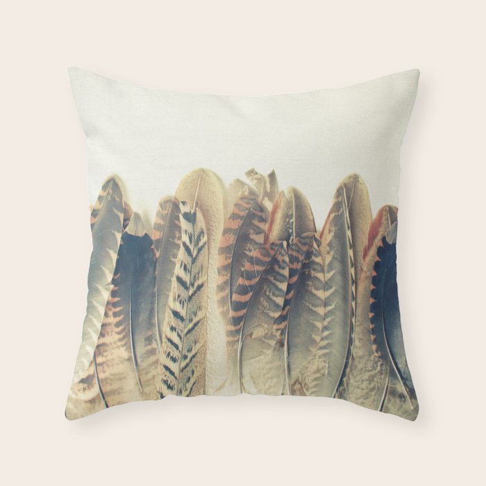 Feather Dip Throw Pillow Gallery Image 6