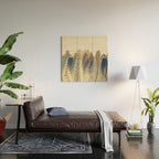 Feather Dip Wood Wall Art Gallery Image 2