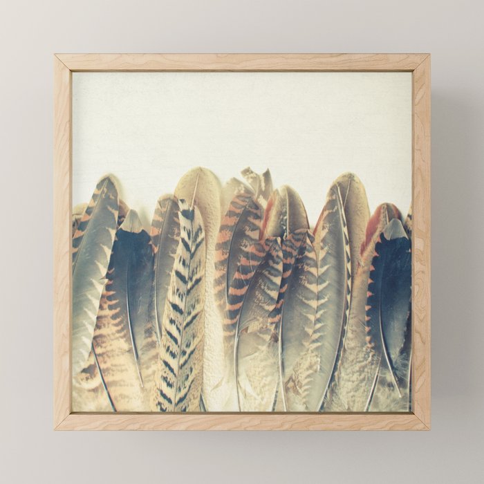 Feather Dip Mini Art Print Gallery Image 1