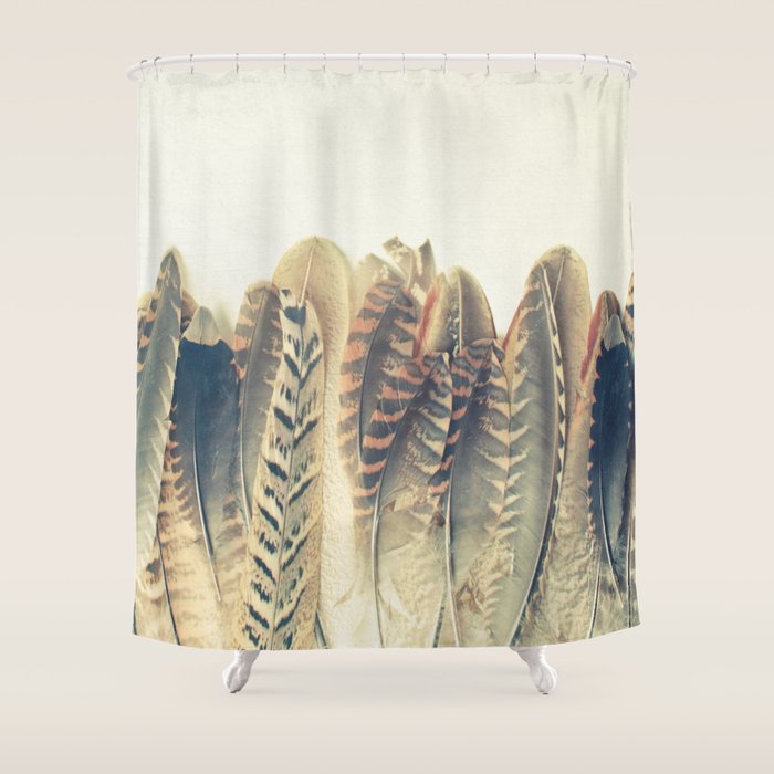 Feather Dip Shower Curtain Gallery Image 1