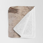 Pale Desert #4 - Joshua Tree Cactus, Nature Art, Landscape Photography Throw Blanket Gallery Image 3