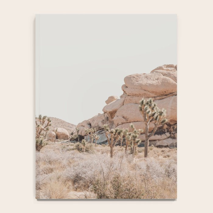 Pale Desert #4 - Joshua Tree Cactus, Nature Art, Landscape Photography Notebook Gallery Image 4