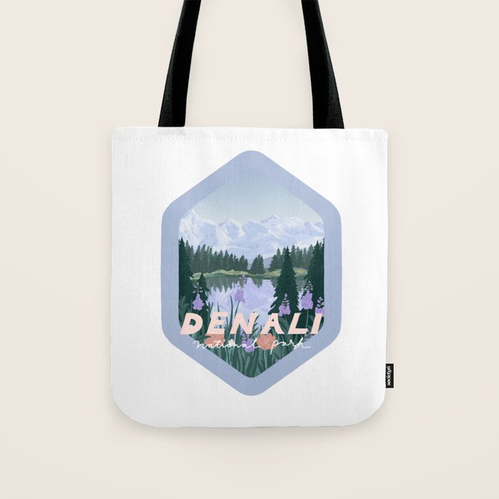 Denali National Park Tote Bag Gallery Image 1