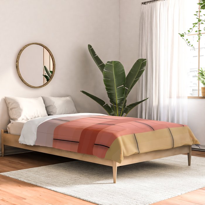 Colorful Tiles In Lines Comforter Gallery Image 2