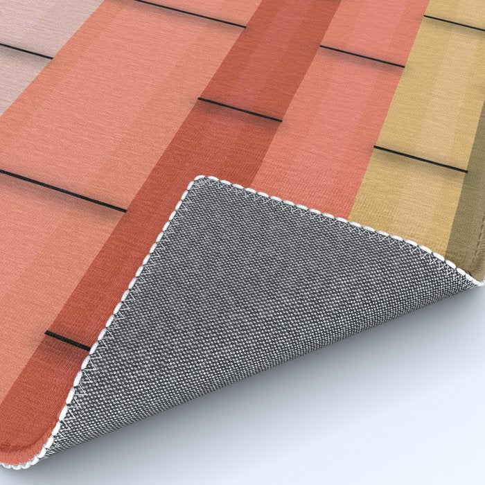 Colorful Tiles In Lines Rug Gallery Image 4