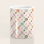 Small Pastel Color Polka Dot Pattern Coffee Mug Gallery Image 4