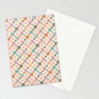 Small Pastel Color Polka Dot Pattern Stationery Card Gallery Image 2