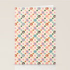 Small Pastel Color Polka Dot Pattern Stationery Card Gallery Image 2