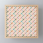 Small Pastel Color Polka Dot Pattern Mini Art Print Gallery Image 1
