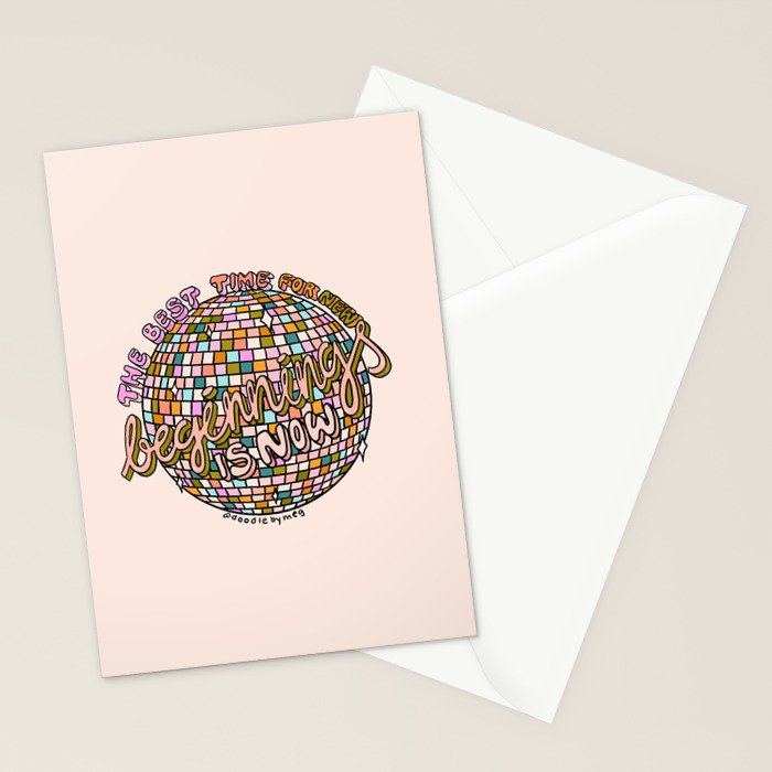 The Beginning is Now Stationery Card Gallery Image 2