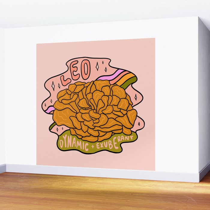 Leo Mushroom Wall Mural Gallery Image 2