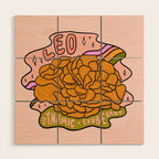 Leo Mushroom Wood Wall Art Gallery Image 1