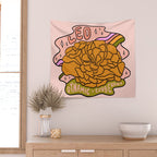 Leo Mushroom Wall Tapestry Gallery Image 2