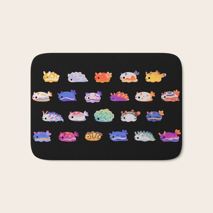 Sea Slug Day Bath Mat Gallery Image 1