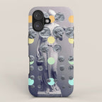 Statue With A Dot Gradient 1 iPhone Case Gallery Image 1