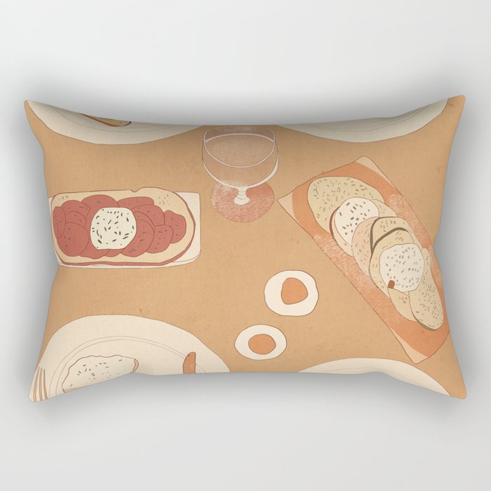 Breakfast Rectangular Pillow Gallery Image 1