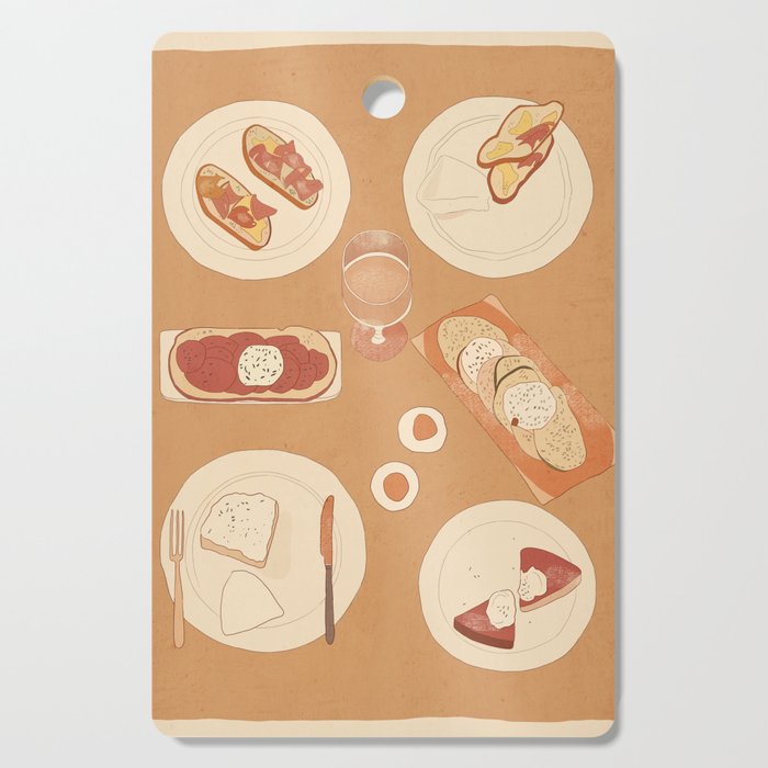 Breakfast Cutting Board Gallery Image 1