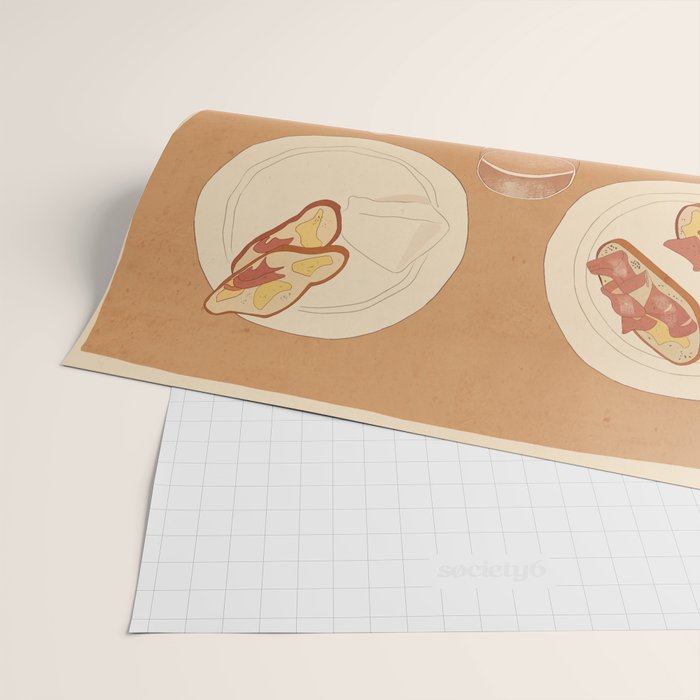 Breakfast Wrapping Paper Gallery Image 2