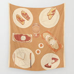 Breakfast Wall Tapestry Gallery Image 4