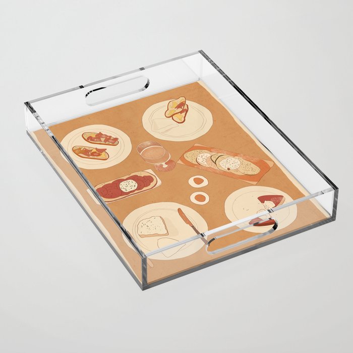 Breakfast Acrylic Tray Gallery Image 1
