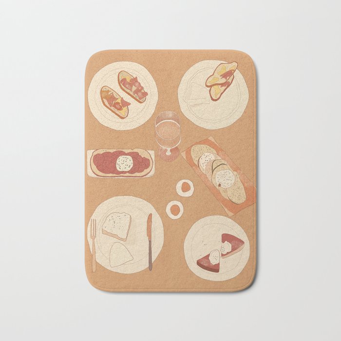 Breakfast Bath Mat Gallery Image 1