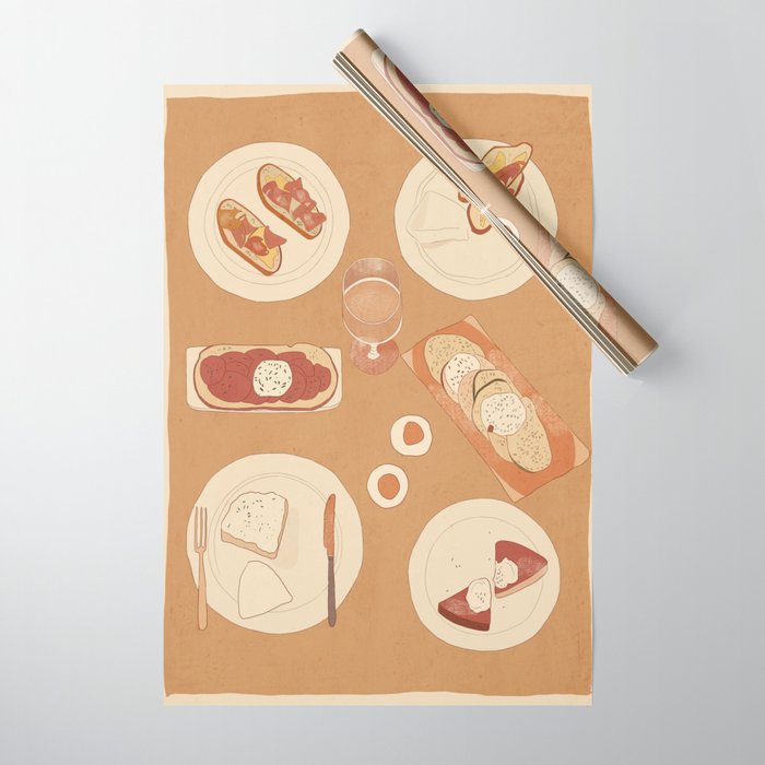 Breakfast Wrapping Paper Gallery Image 1