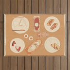Breakfast Outdoor Rug Gallery Image 1