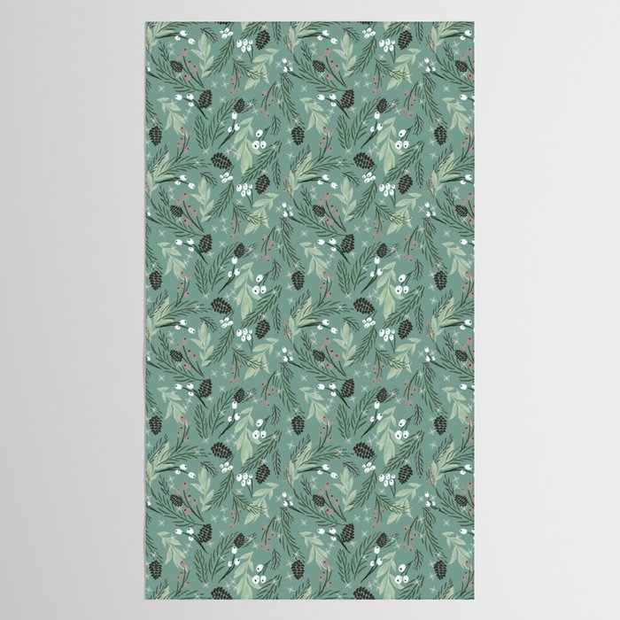 Christmas Foliage  - Pine Tablecloth Gallery Image 2