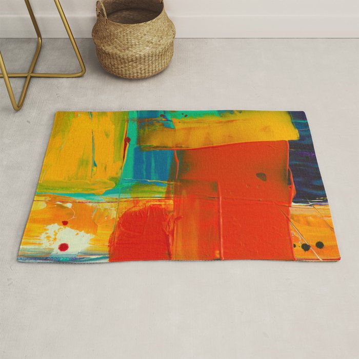 Mid Century Abstract Art Rug Gallery Image 1