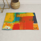 Mid Century Abstract Art Rug Gallery Image 1