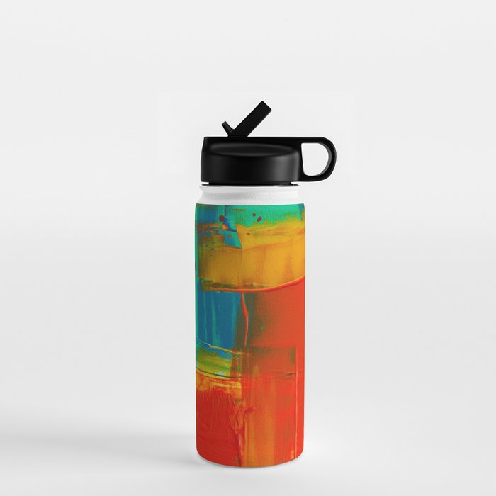 Mid Century Abstract Art Water Bottle Gallery Image 1