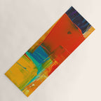 Mid Century Abstract Art Yoga Mat Gallery Image 1