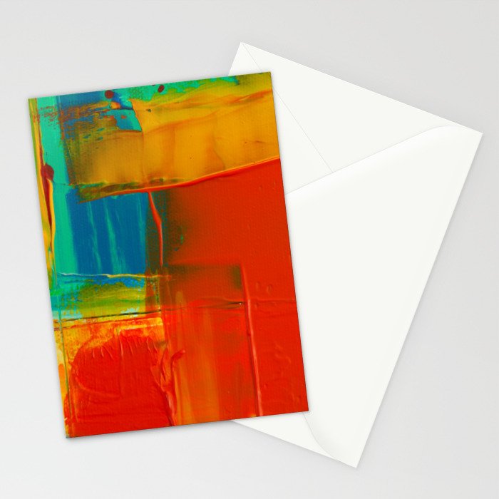 Mid Century Abstract Art Stationery Card Gallery Image 2