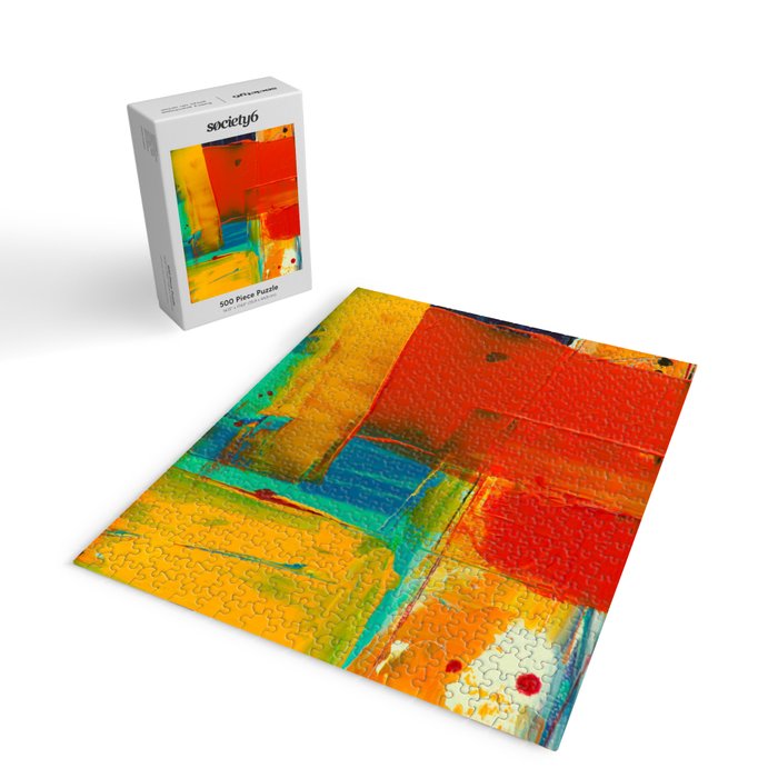 Mid Century Abstract Art Jigsaw Puzzle Gallery Image 2