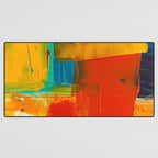 Mid Century Abstract Art Desk Mat Gallery Image 3