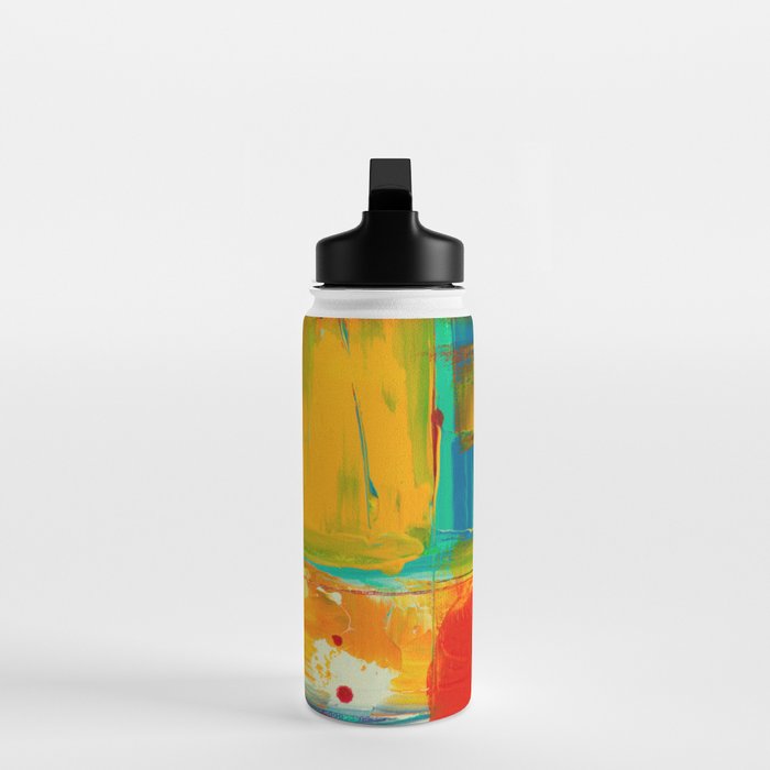 Mid Century Abstract Art Water Bottle Gallery Image 3