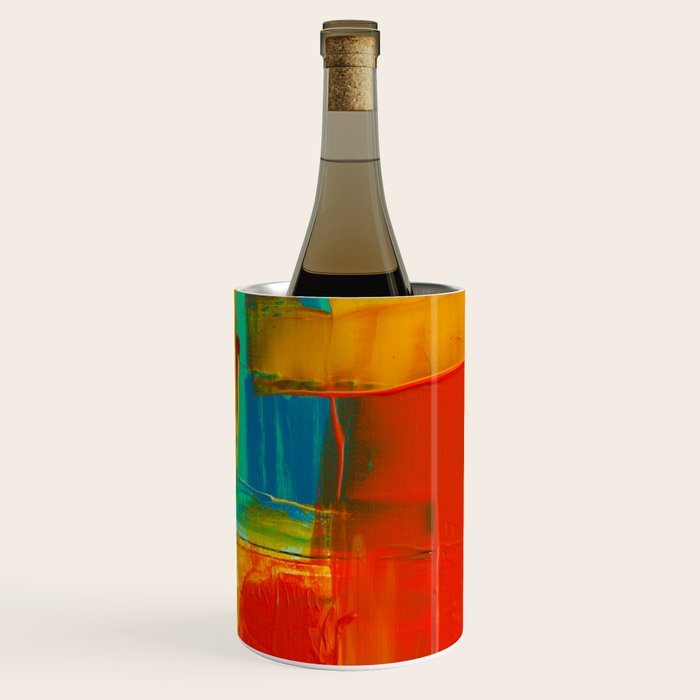 Mid Century Abstract Art Wine Chiller Gallery Image 1