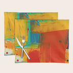 Mid Century Abstract Art Placemat Gallery Image 1
