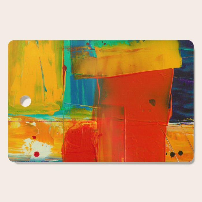 Mid Century Abstract Art Cutting Board Gallery Image 1