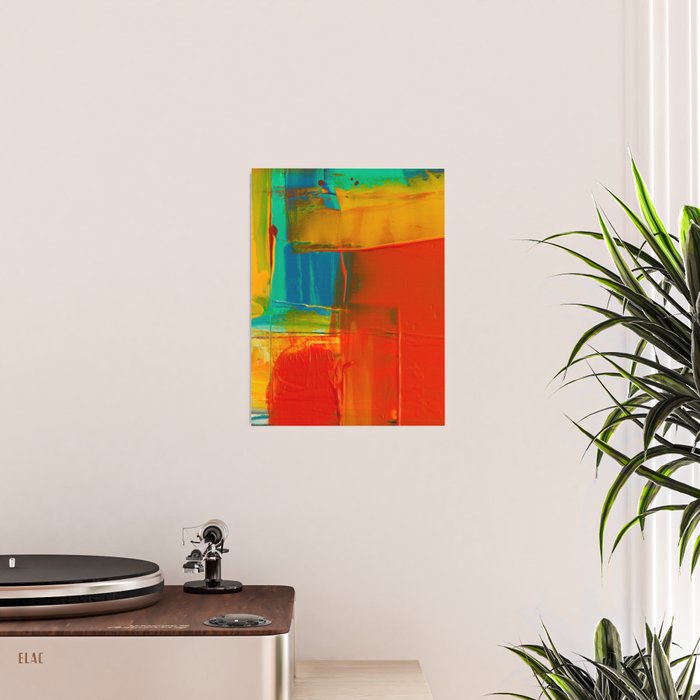 Mid Century Abstract Art Poster Gallery Image 2