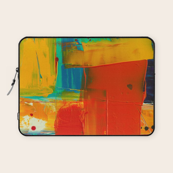 Mid Century Abstract Art Laptop Sleeve Gallery Image 1